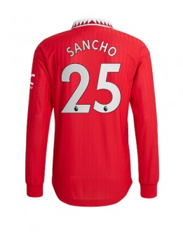 Manchester United Jadon Sancho #25 Heimtrikot 2022-23 Langarm